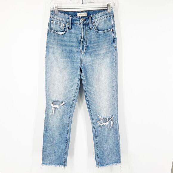 Madewell The Perfect Vintage Jeans in Parnell Wash Comfort Stretch Edition - Picture 1 of 7